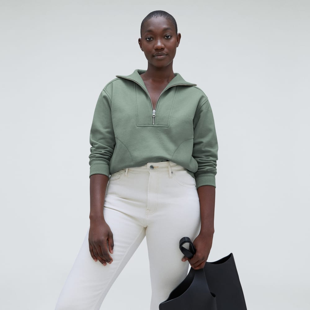 womens-track-half-zip-lily-pad