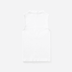 womens-pima-micro-rib-funnel-neck-tank-white | alt