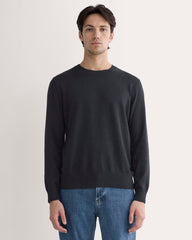 mens-no-sweat-cotton-sweater-heather-midnight | primary