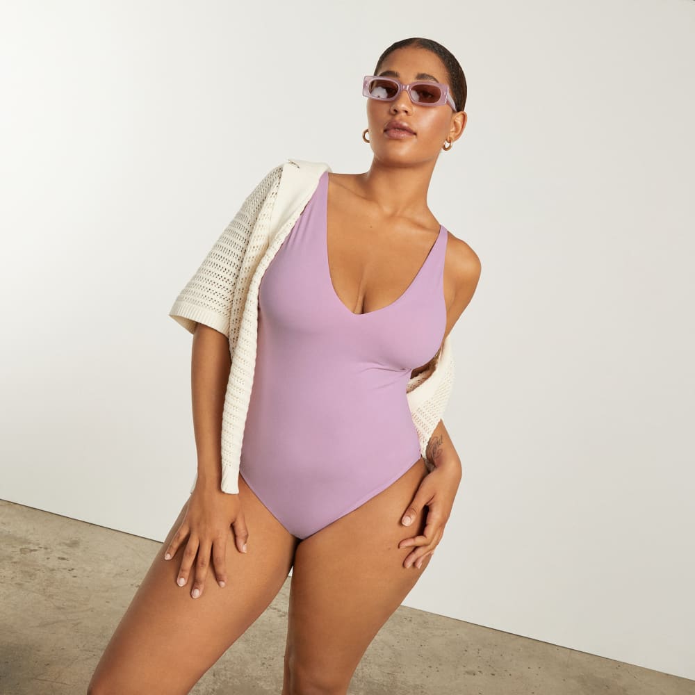 womens-v-neck-one-piece-lilac