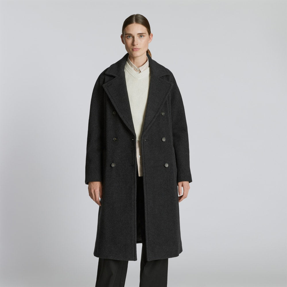 womens-italian-rewool-long-peacoat-heathered-black | primary
