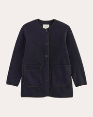 womens-teddy-fleece-liner-jacket-navy | alt