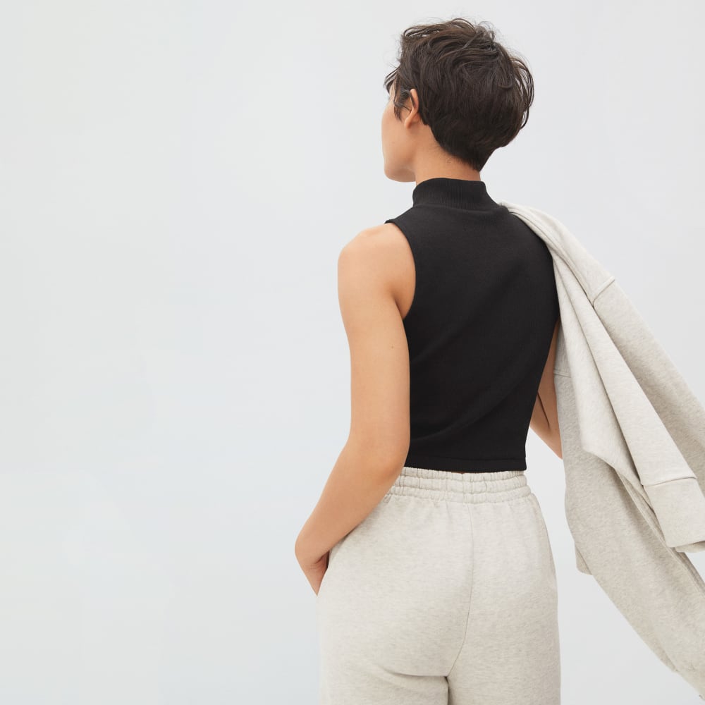 womens-stretch-rib-mockneck-tank-black