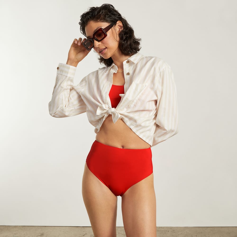 womens-high-rise-bikini-bottom-red