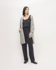 womens-cozy-stretch-long-cardigan-heathered-grey