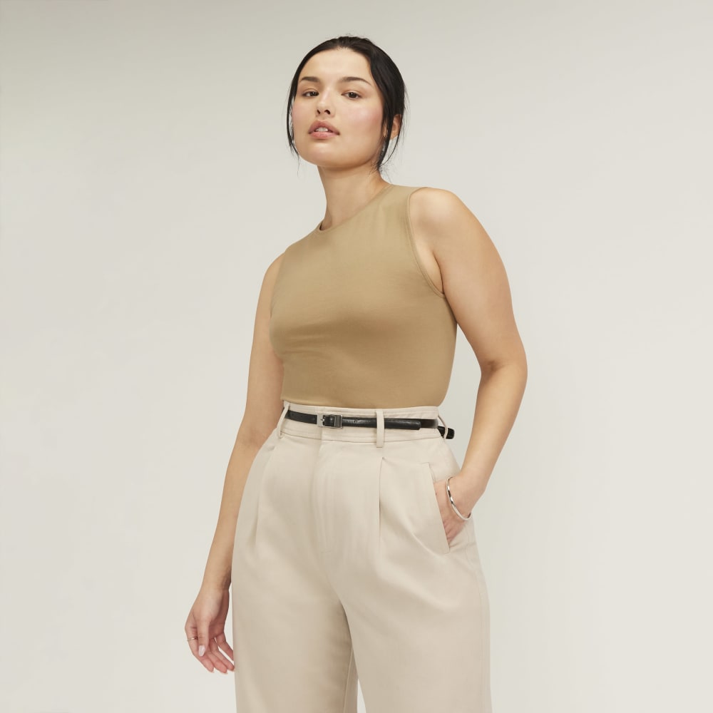 womens-supima-stretch-tank-tigers-eye | primary