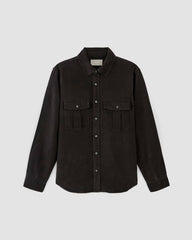 mens-tencel-utility-shirt-jacket-black | alt