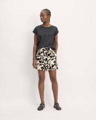 womens-linen-easy-short-black-bone-floral | primary