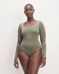 womens-long-sleeve-square-bodysuit-thong-dark-sage