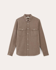 mens-modern-flannel-shirt-taupe-melange | alt
