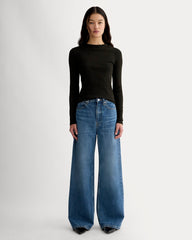 womens-luxe-rib-funnel-neck-tee-black