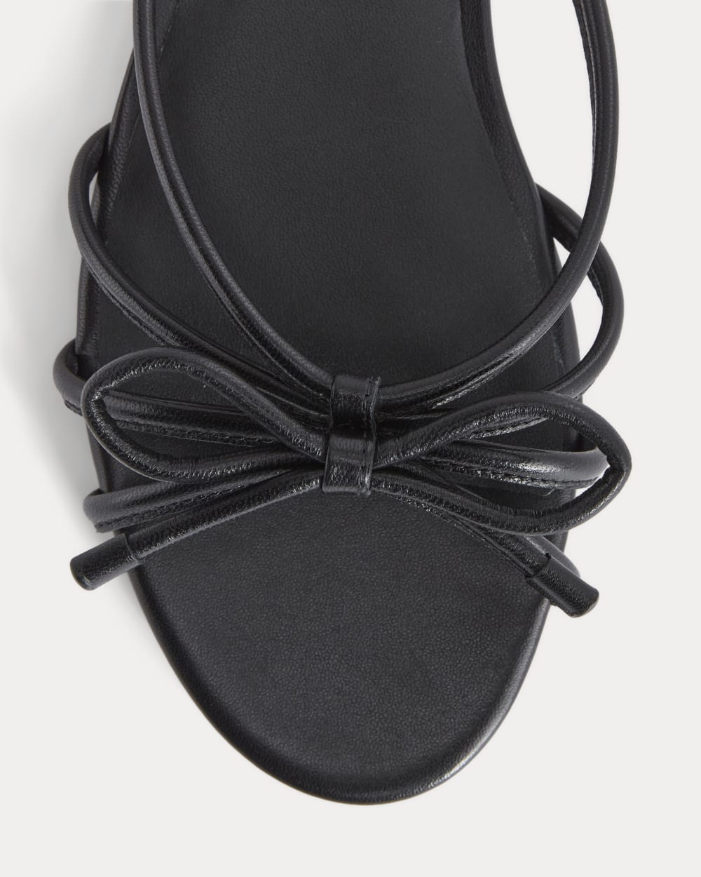 womens-leather-bow-sandal-black