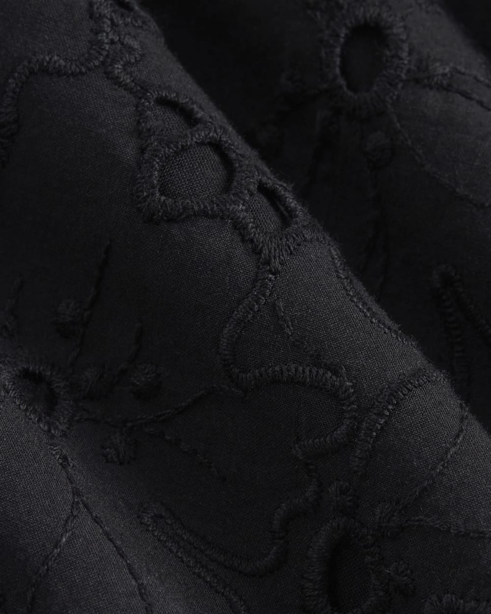 womens-eyelet-pull-on-short-black