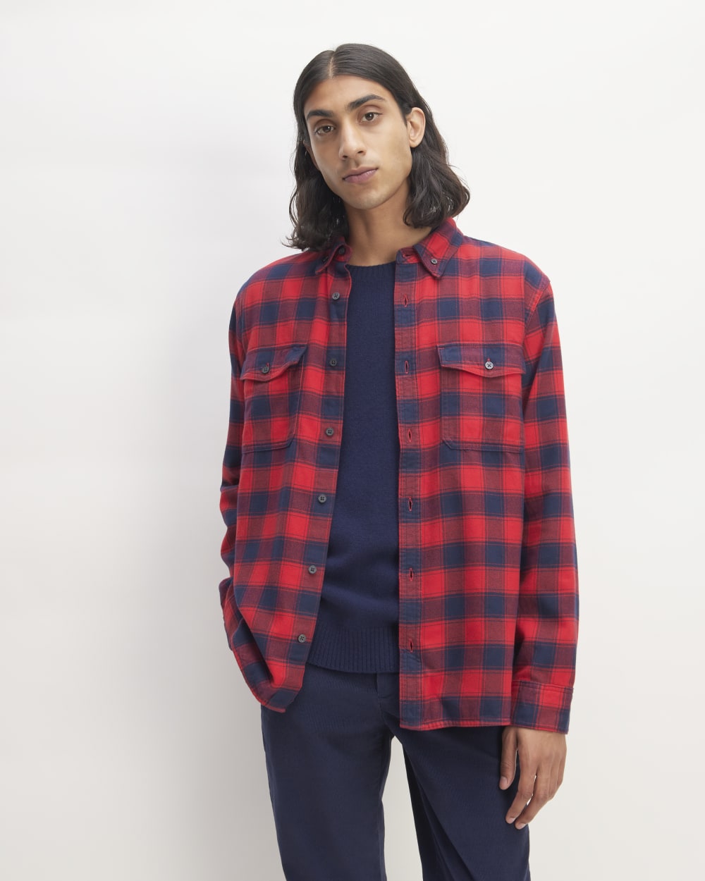 mens-modern-flannel-shirt-red-bell-blue | primary