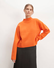 womens-merino-wool-mockneck-sweater-orange | primary