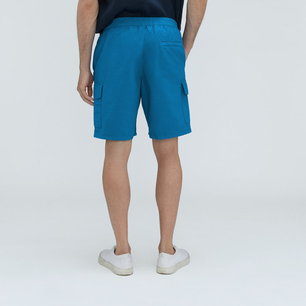 mens-cotton-linen-short-horizon-blue