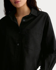 womens-silky-cttn-cropped-shirt-black