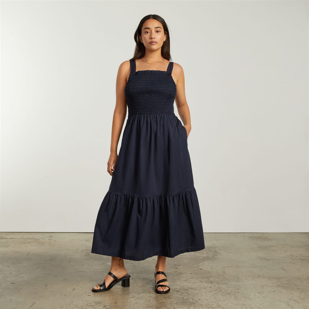 womens-smock-dress-navy
