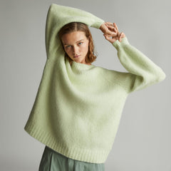 womens-superfuzz-alpaca-oversized-crew-seafoam-green | primary