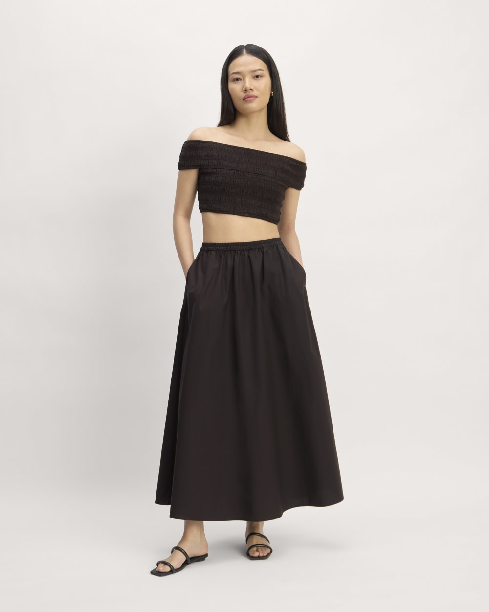 womens-gauze-smock-top-black