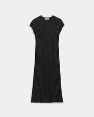 womens-column-dress-in-cotton-linen-black | alt