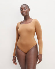 womens-long-sleeve-square-bodysuit-thong-tawny-brown
