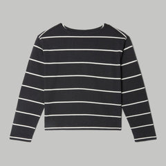 womens-modern-breton-tee-black-canvas-tan | alt