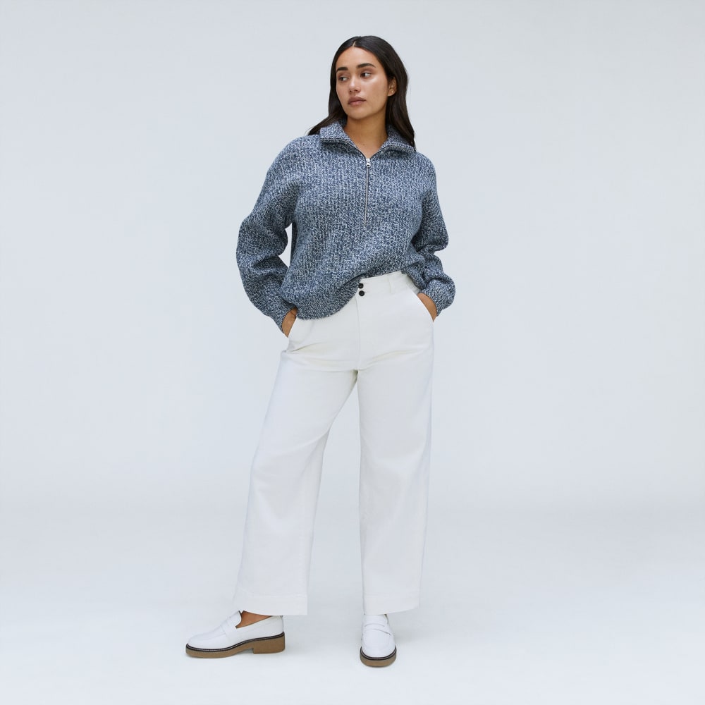 womens-felted-merino-halfzip-sweater-mallard-oat