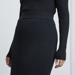 womens-ribbed-knit-skirt-black