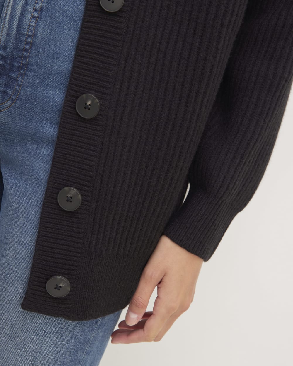 womens-felted-merino-cocoon-cardigan-black