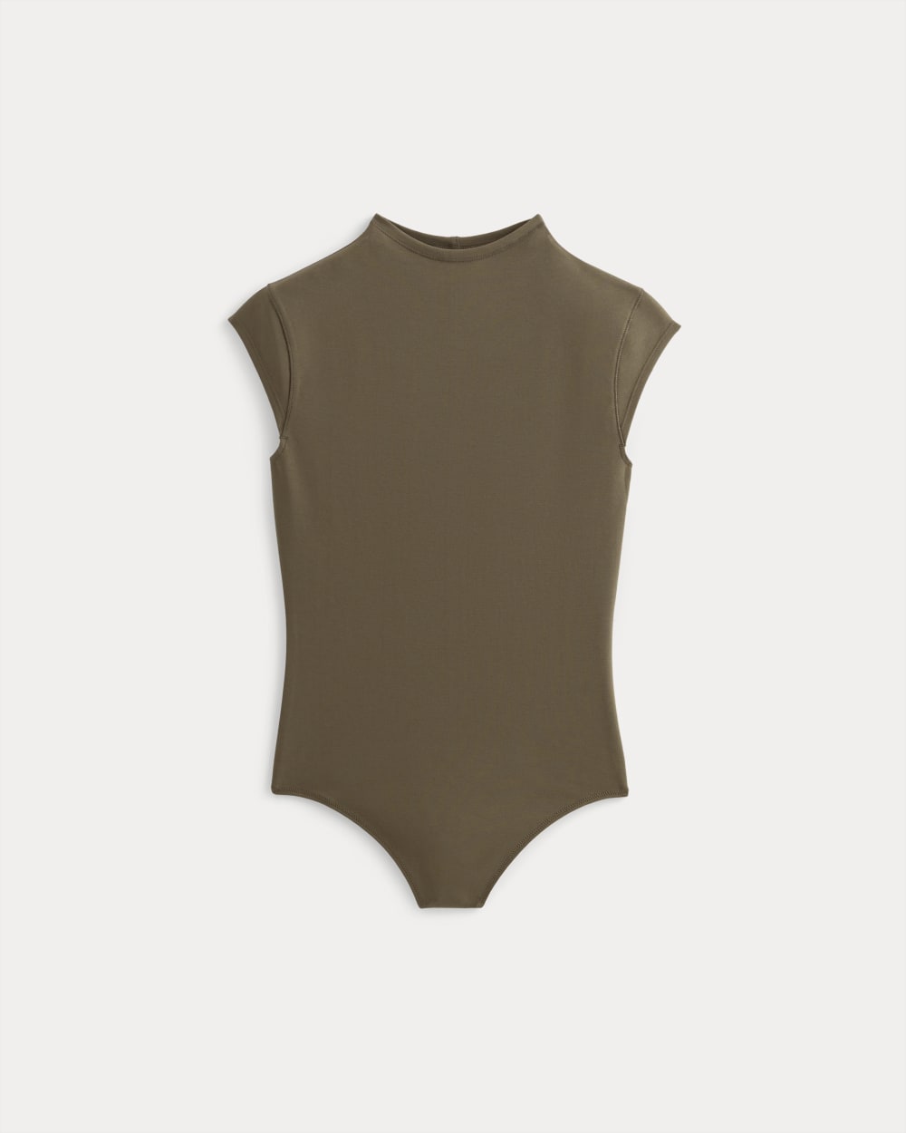 womens-form-funnel-neck-bodysuit-deep-taupe | alt