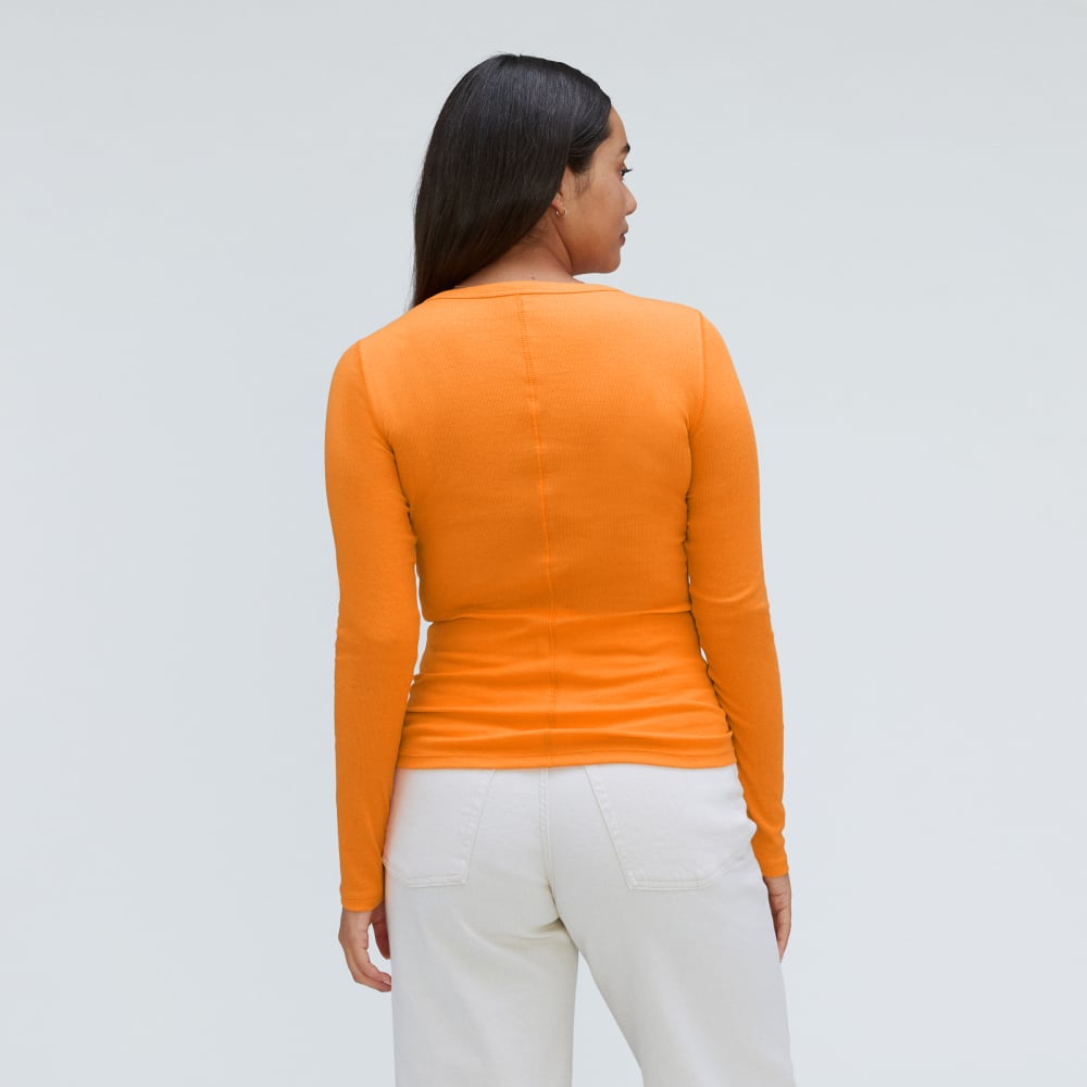 womens-pima-rib-long-sleeve-henley-turmeric