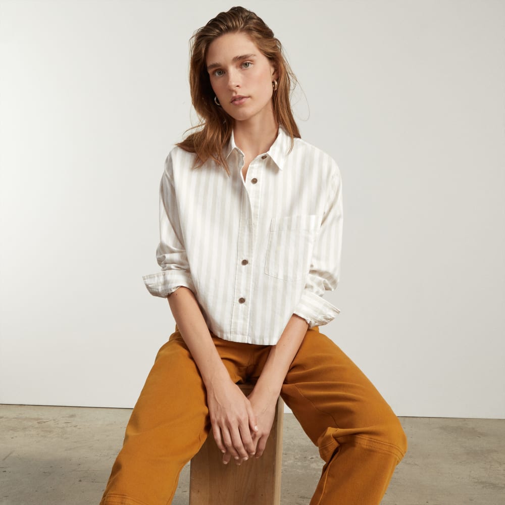 womens-silky-cttn-cropped-shirt-sand-white