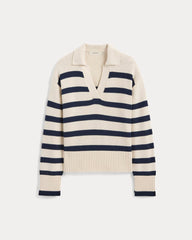 womens-cotton-boxy-polo-canvas-navy | alt