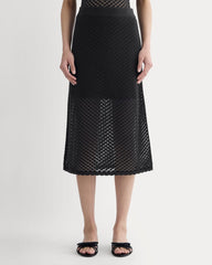 womens-lace-knit-skirt-black