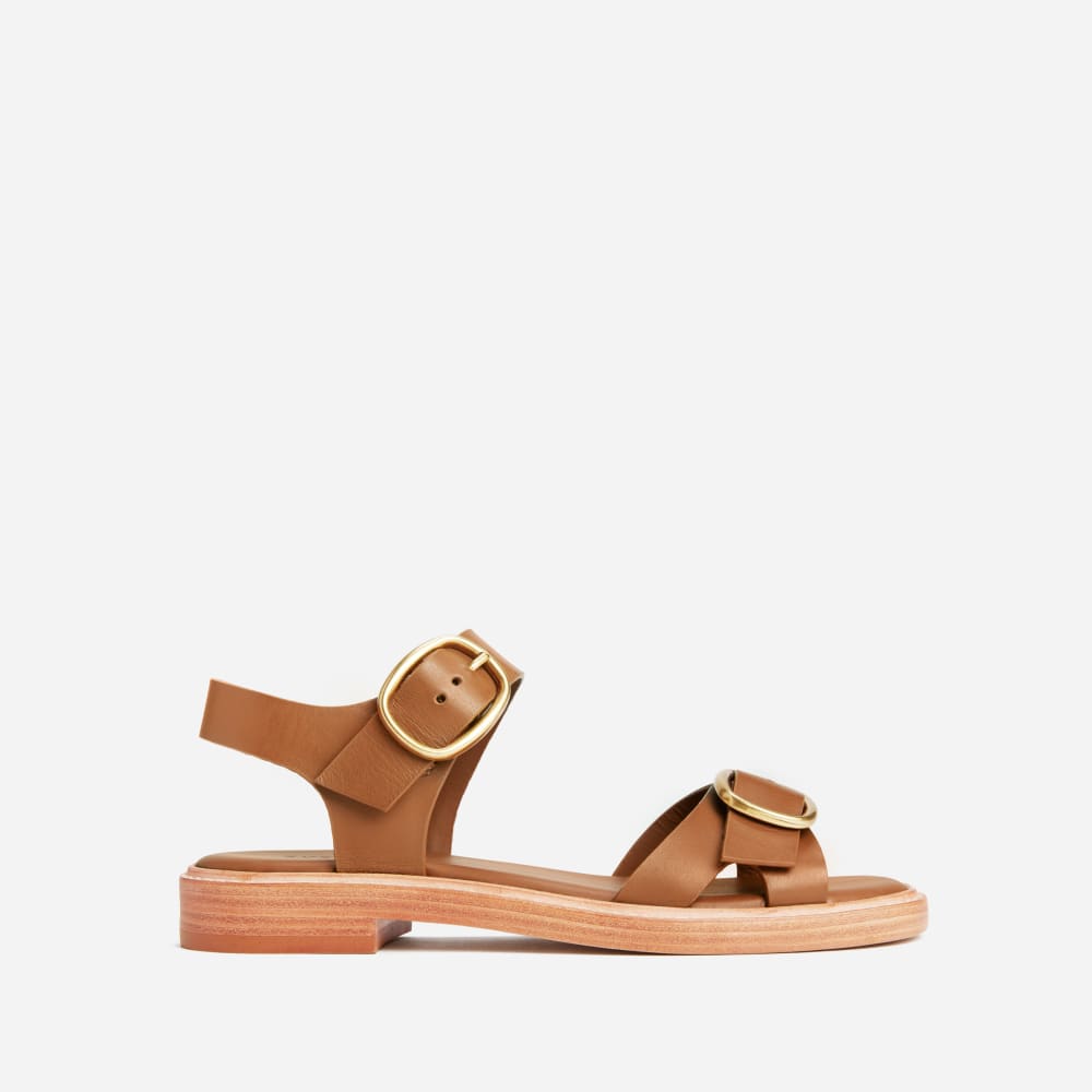 womens-italian-leather-buckle-sandal-adobe-brown | alt