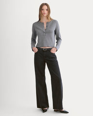 womens-boxy-henley-in-cozy-waffle-heathered-charcoal