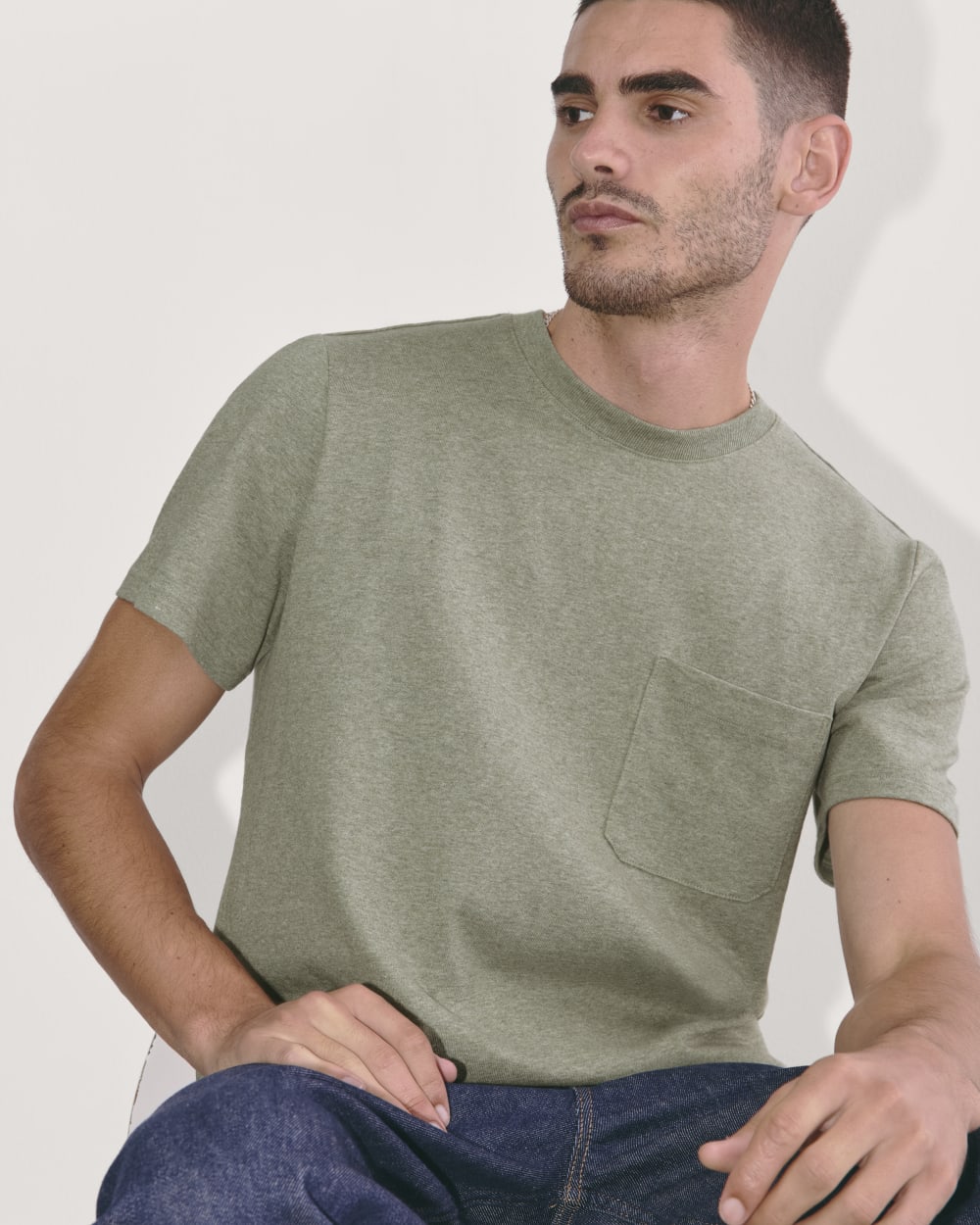 mens-premium-weight-pocket-tee-heather-sage-green