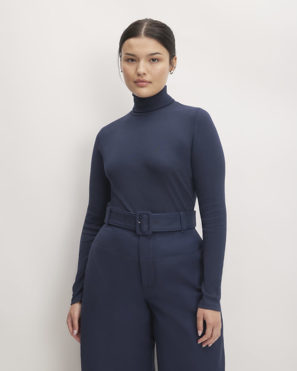 womens-supima-rib-turtleneck-navy | primary