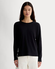 womens-air-ls-tee-black | primary
