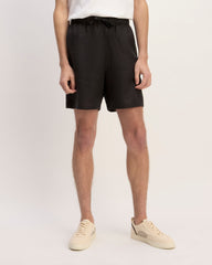 mens-linen-easy-short2-black | primary