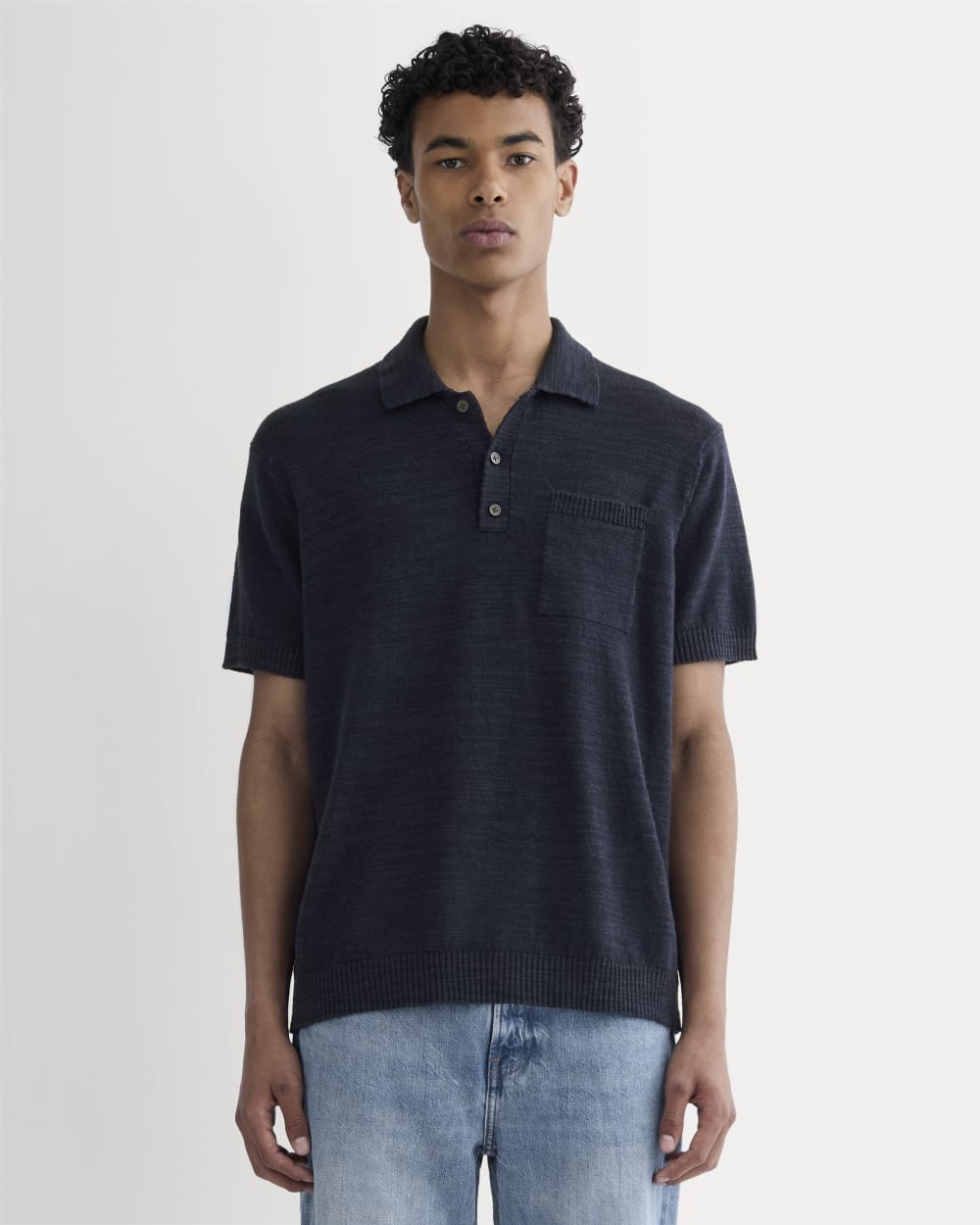 mens-cotton-linen-polo-navy | primary