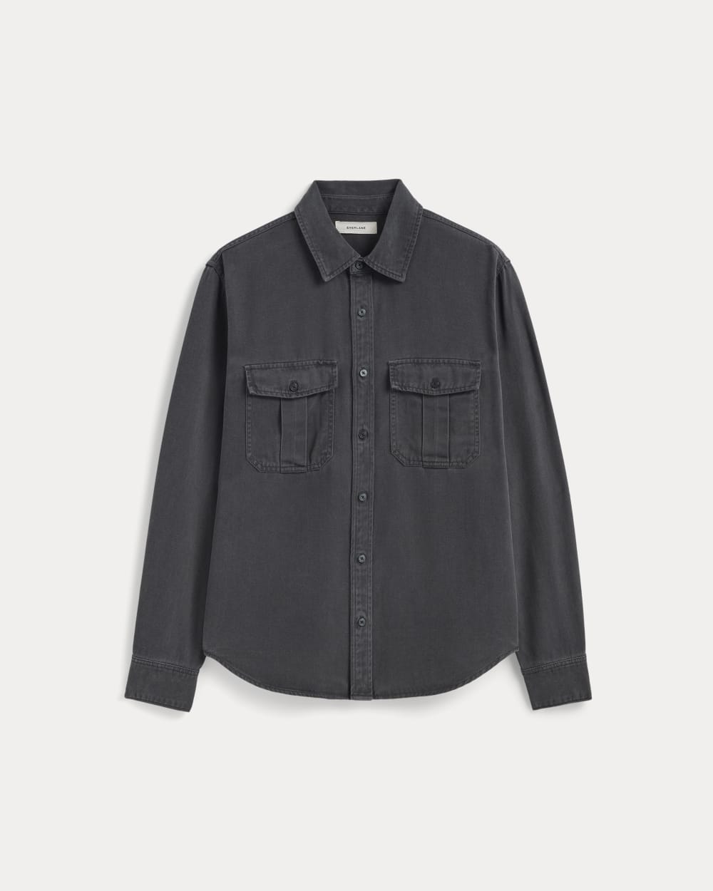 mens-tencel-utility-shirt-jacket-graphite | alt