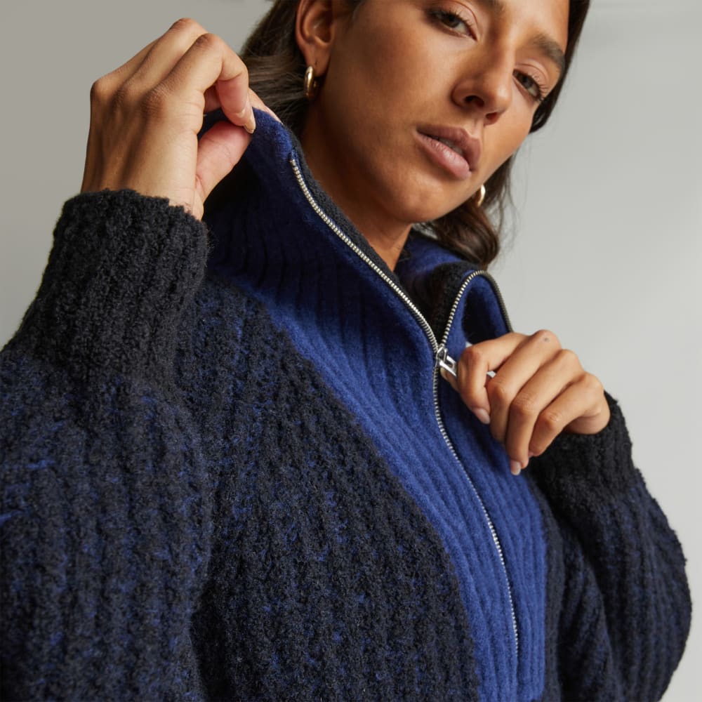 womens-luxe-teddy-ovr-half-zip-sweater-black-ocean