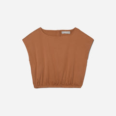 womens-bubble-top-tawny-brown