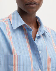 womens-midi-cotton-shirt-dress-blue-black-red