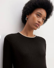 womens-cotton-wide-rib-midi-dress-black