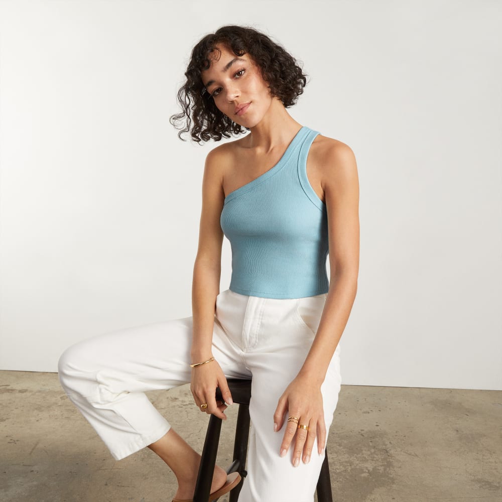 womens-ribbed-one-shoulder-tank-ice-blue