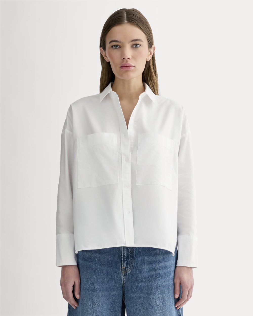 womens-boxy-oxford-white | primary