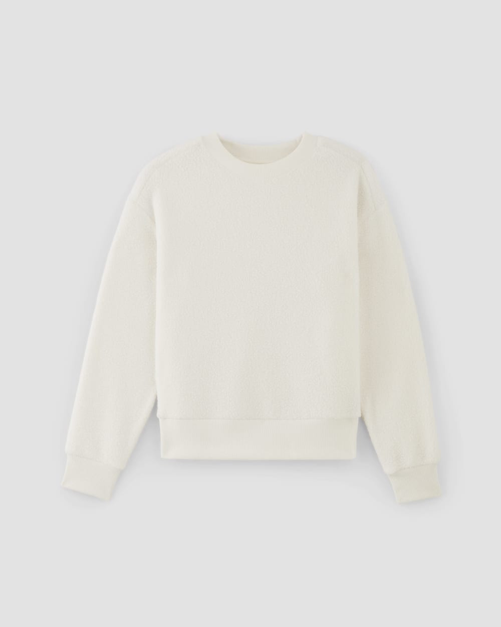 womens-renew-fleece-oversized-crew-bone | alt